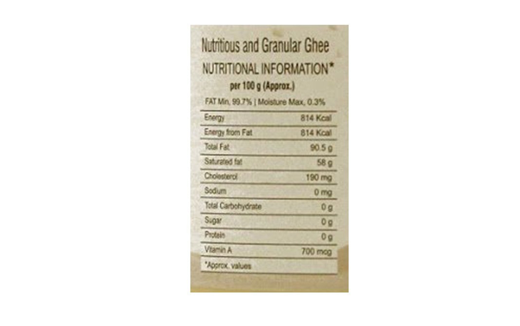 Sunshine Farm Artisan Buffalo Ghee (Fresh & Pure)    Plastic Jar  5 litre